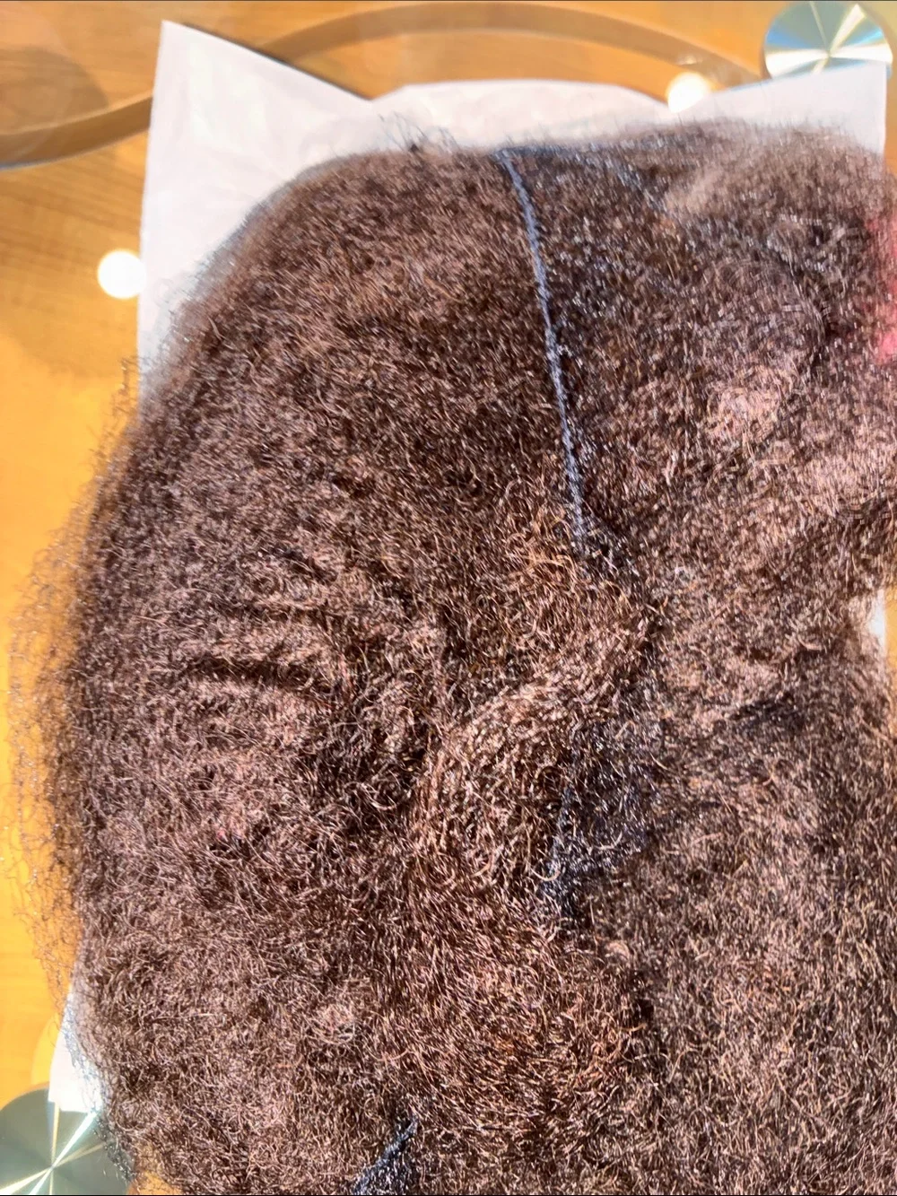 QVR Afro Kinkys Bulk Human Hair for Dreadlock Extensions Repair Locs 50 Gram/